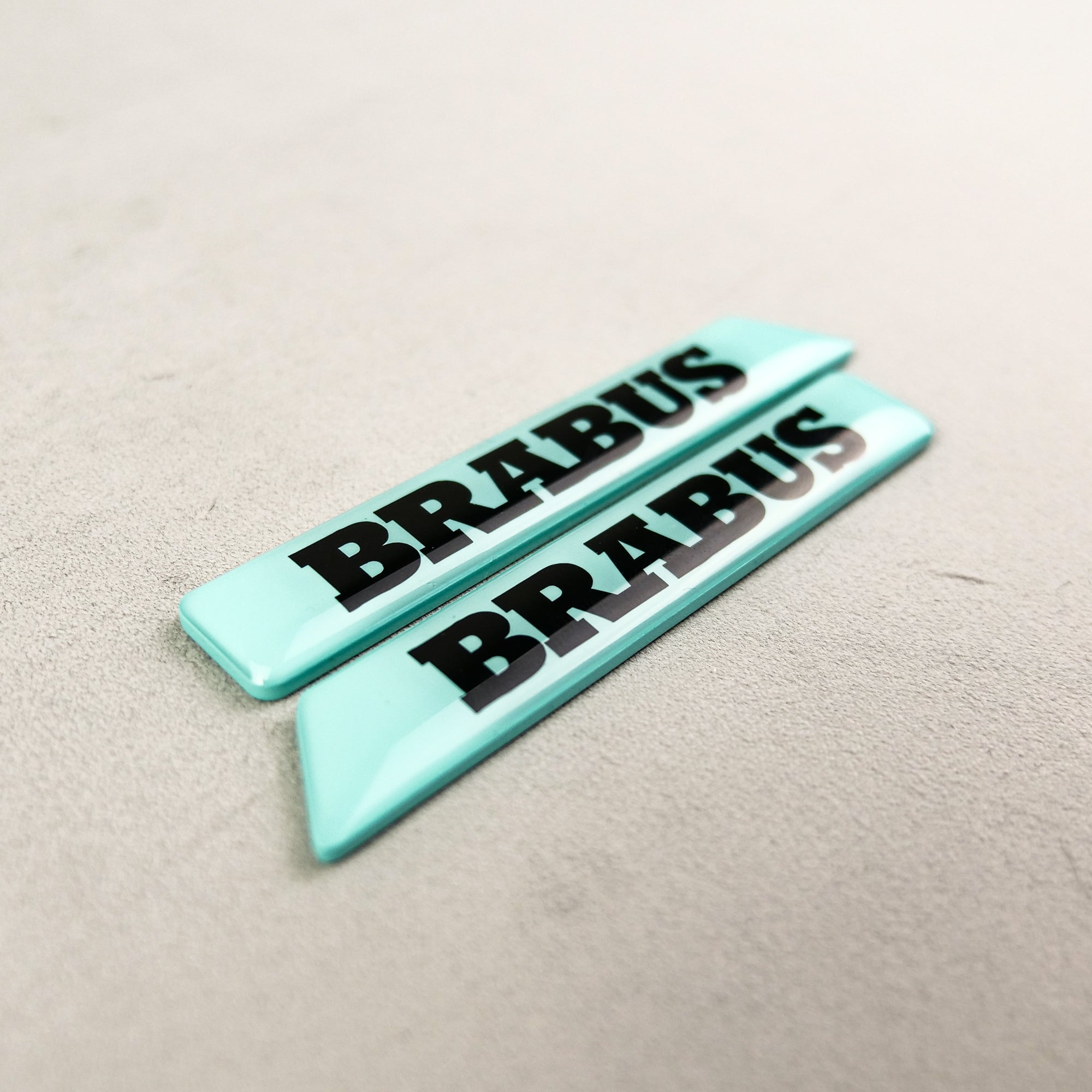 Tiffany Blue Brabus-style side moulding inserts for Mercedes-Benz W465 2025+ G-Class