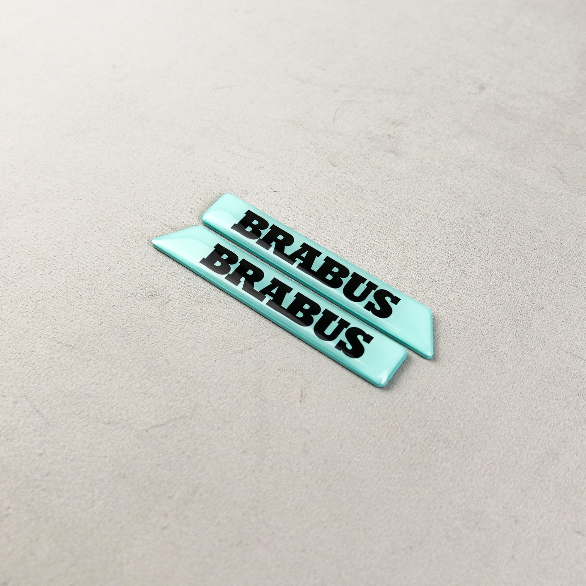 Tiffany Blue Brabus-style side moulding inserts for Mercedes-Benz W465 2025+ G-Class