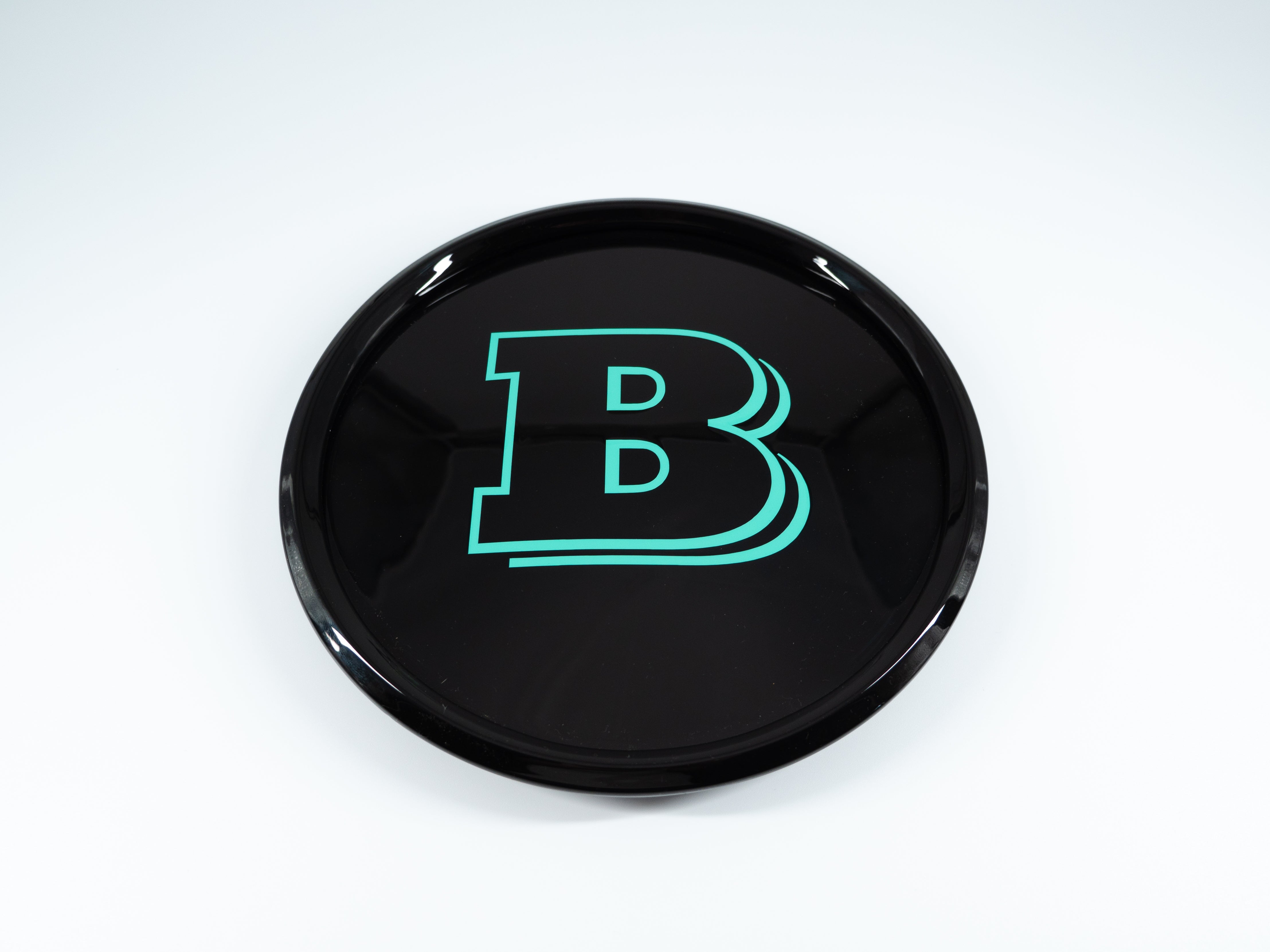 Tiffany blue front grille emblem with Brabus logo for Mercedes-Benz W463A - Custom Class