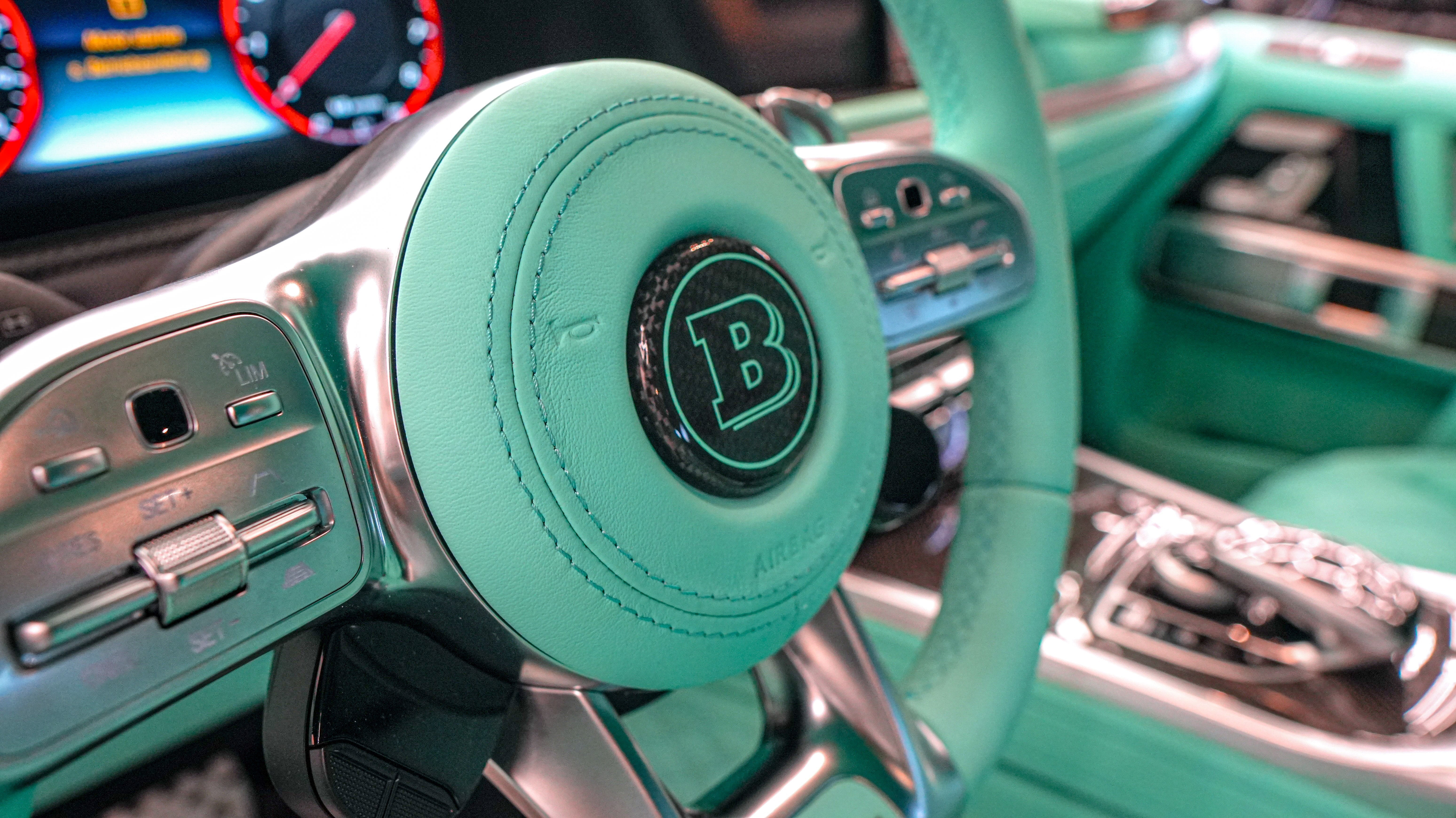 Tiffany blue interior upholstery trim remanufacture Mercedes Benz W463A G-Class G-Wagon - Custom Class