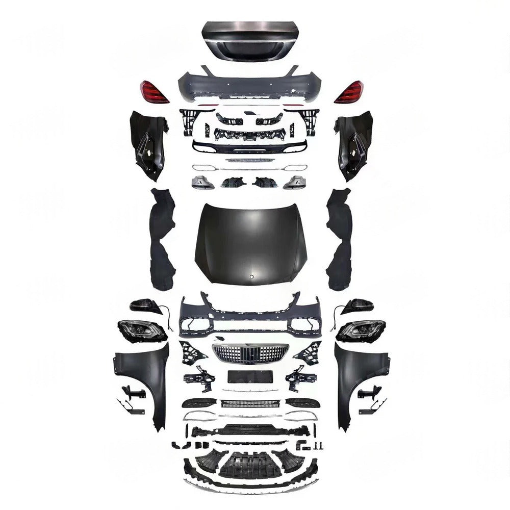 W222 Maybach Style Body Kit for Mercedes-Benz S-Class W221 2006–2013