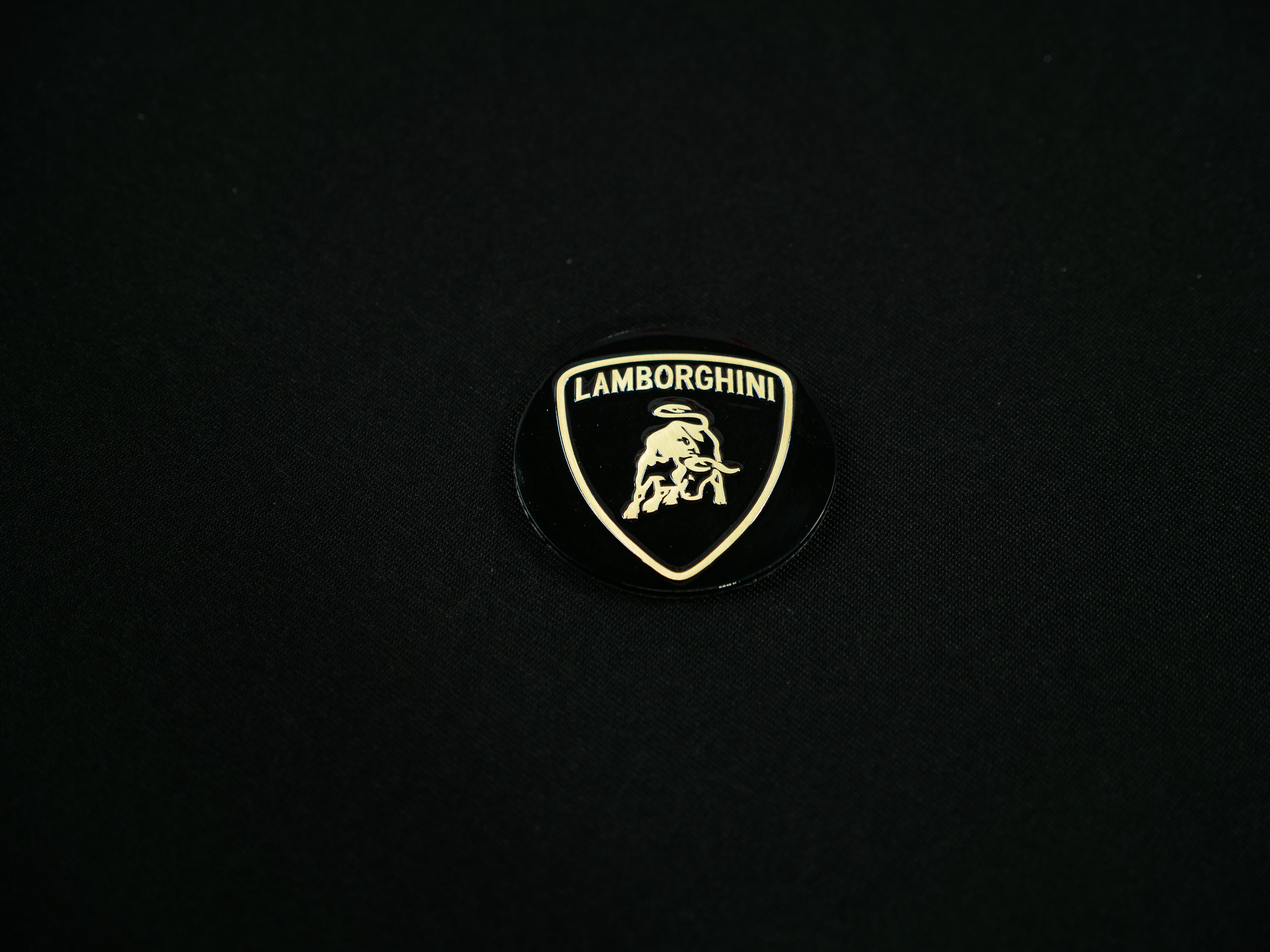Metal Wheel Badges Caps Set for Lamborghini Aventador, Huracán with Iconic Emblem