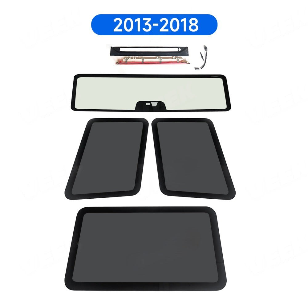 Window glass set in W463A style (windshield, trunk and rear side) for Mercedes-Benz G-Wagon W463