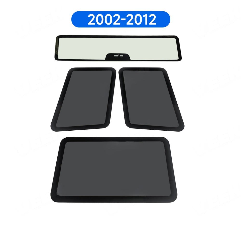 Window glass set in W463A style (windshield, trunk and rear side) for Mercedes-Benz G-Wagon W463