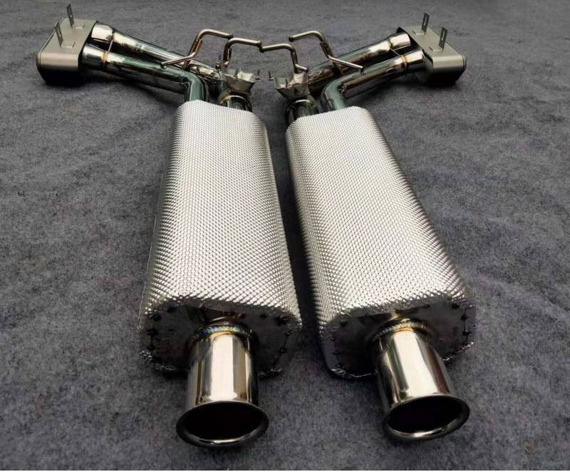 Akrapovic Full Exhaust System for Mercedes-Benz G63 AMG G500 BRABUS W463A W464 2018-2022 from Custom Class, made of premium stainless steel.