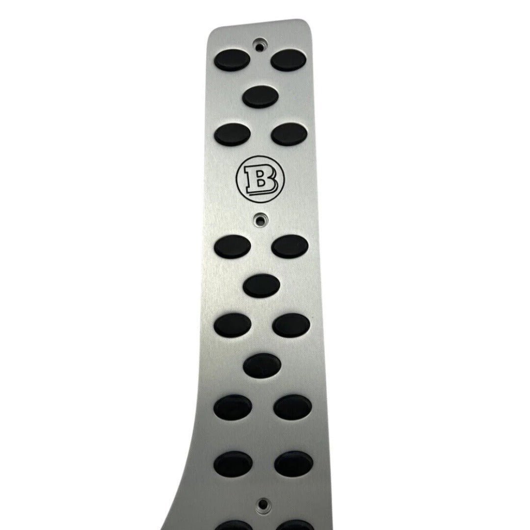 Aluminum GREY Brabus Pads Pedal Kit for Mercedes-Benz S-Class W223 AMG - Custom Class
