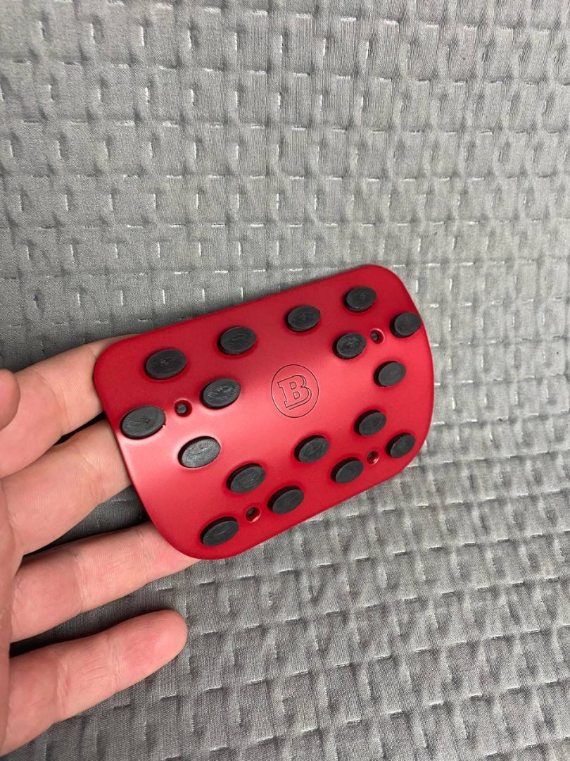 Aluminum Red Brabus Rocket G900 Pedal Kit for Mercedes-Benz W463A W464 G-Class - Custom Class