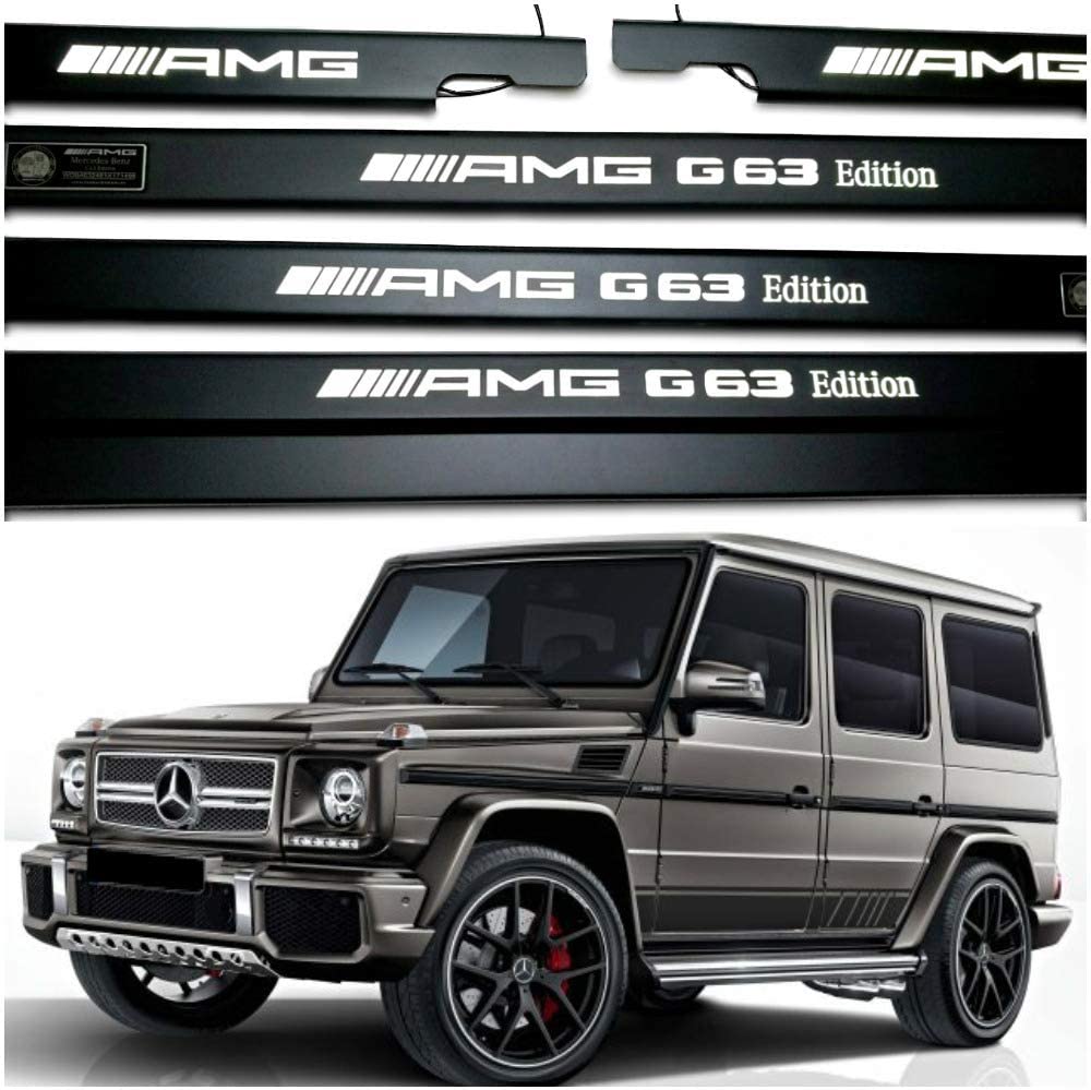 AMG G63 Edition LED Illuminated Door Sills 4 or 5 pcs for Mercedes-Benz G-Class W463 - Custom Class