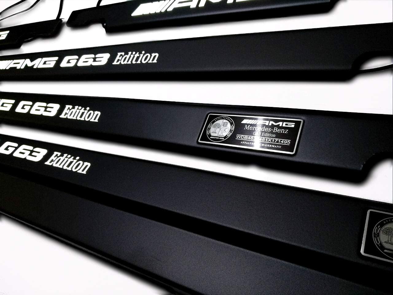 AMG G63 Edition LED Illuminated Door Sills 4 or 5 pcs for Mercedes-Benz G-Class W463 - Custom Class
