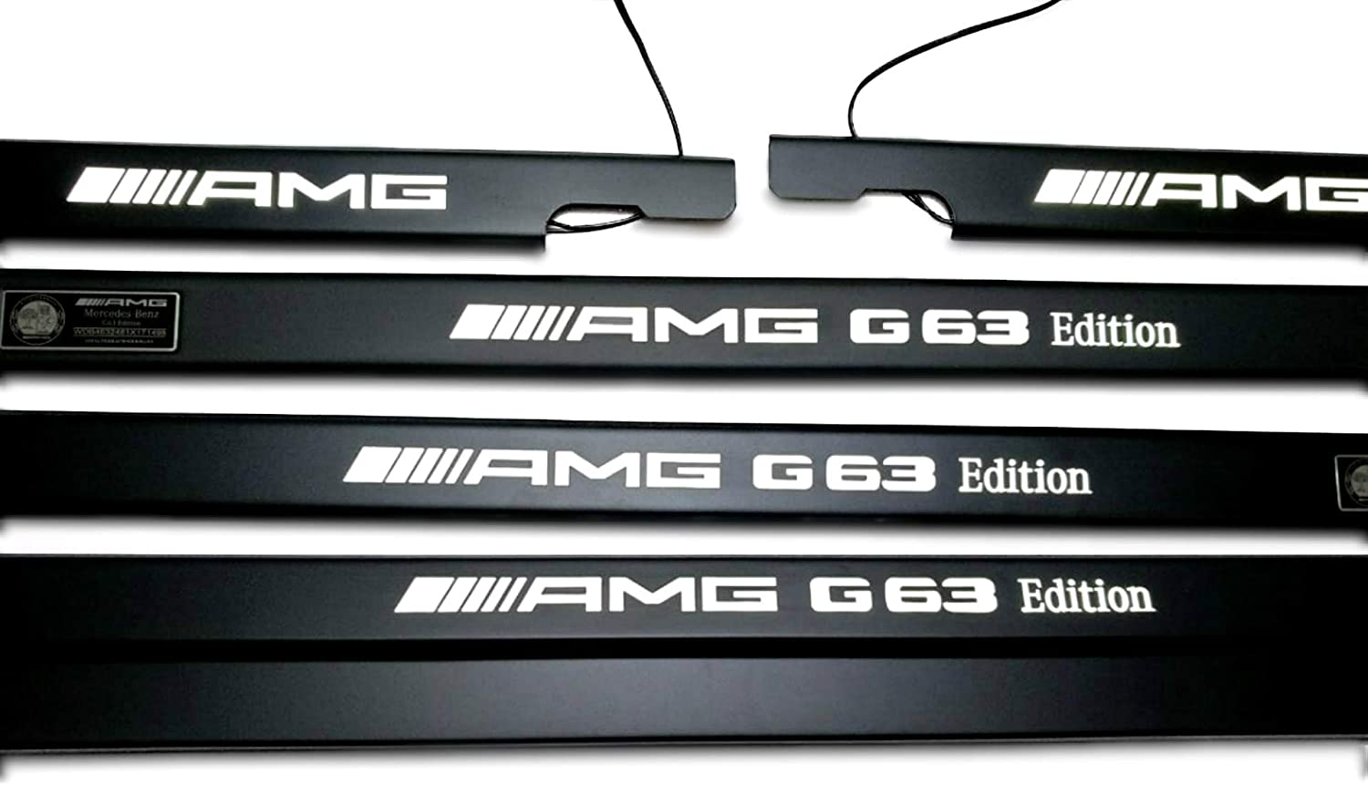 AMG G63 Edition LED Illuminated Door Sills 4 or 5 pcs for Mercedes-Benz G-Class W463 - Custom Class