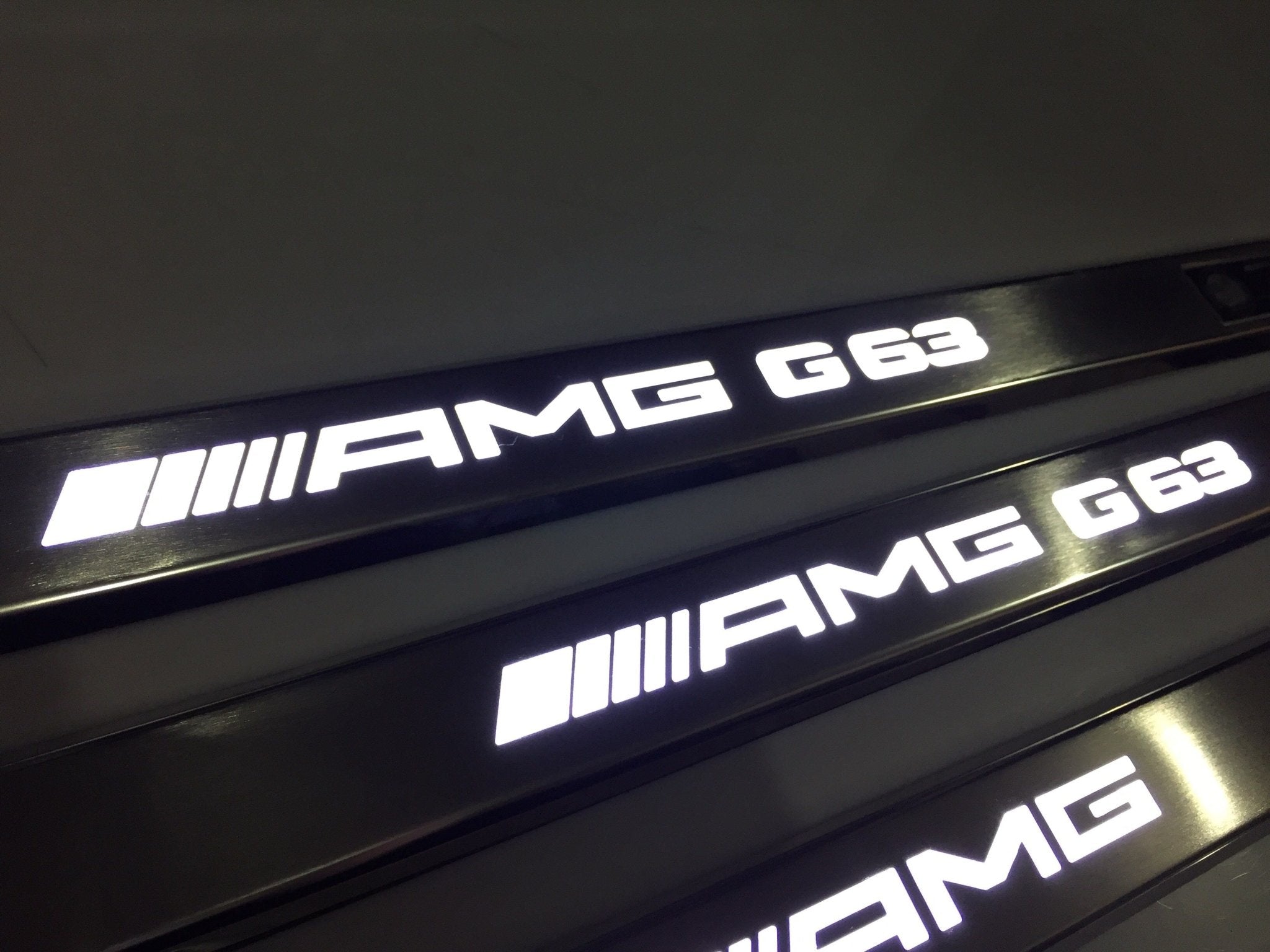 AMG G63 LED Illuminated Door Sills 4 or 5 pcs for Mercedes-Benz G-Class W463 - Custom Class