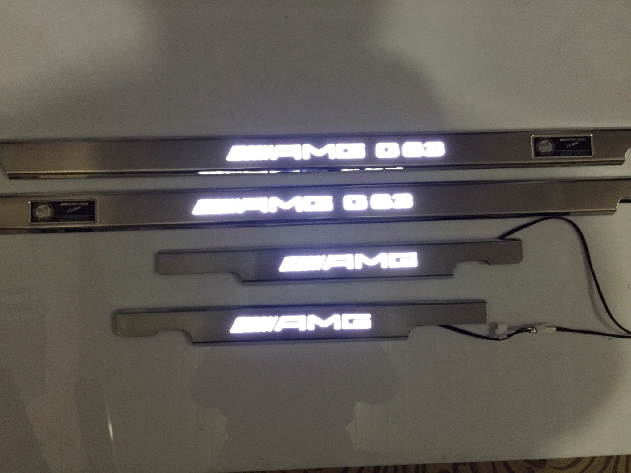 AMG G63 LED Illuminated Door Sills 4 or 5 pcs for Mercedes-Benz G-Class W463 - Custom Class