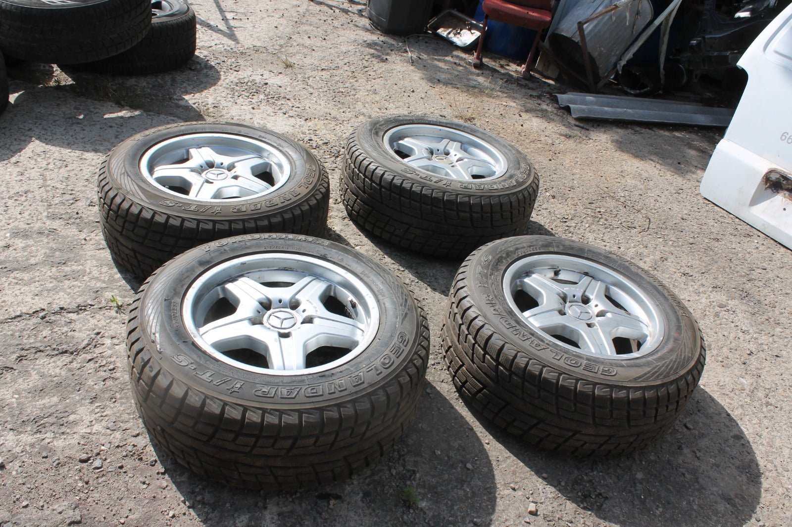 AMG Rims R18 with tires for Mercedes-Benz W463 G-Class 4pcs - Custom Class