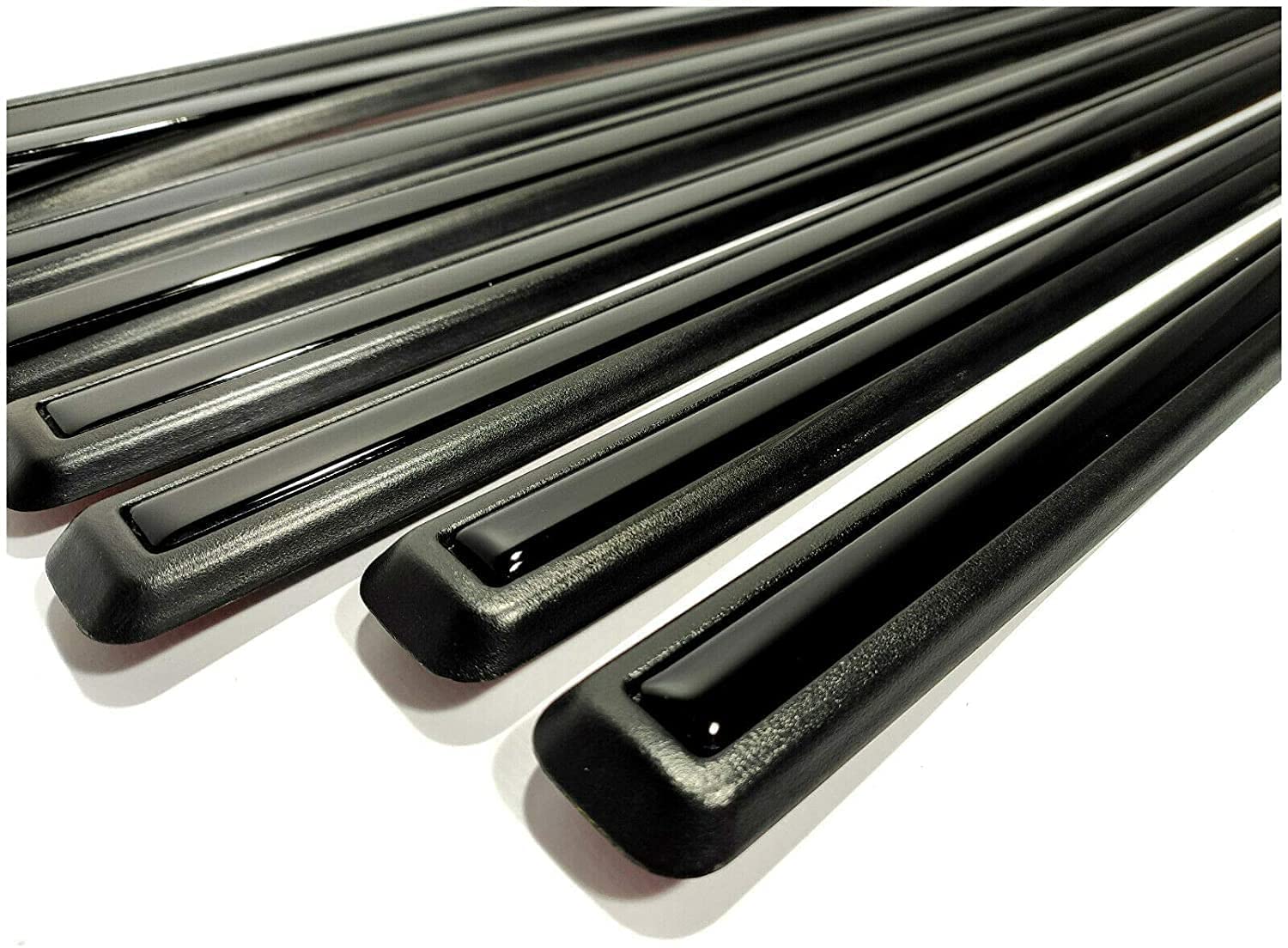 AMG style Side Black Piano Moldings INSERTIONS ONLY 10pc Set for Mercedes-Benz G-Wagon W463A G63 G500 - Custom Class