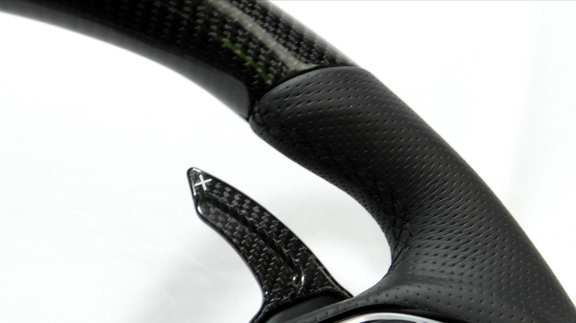 Audi A4 S4 A5 S5 Q5 SQ5 Q7 RS5 RS6 Steering Wheel Carbon Leather - Custom Class