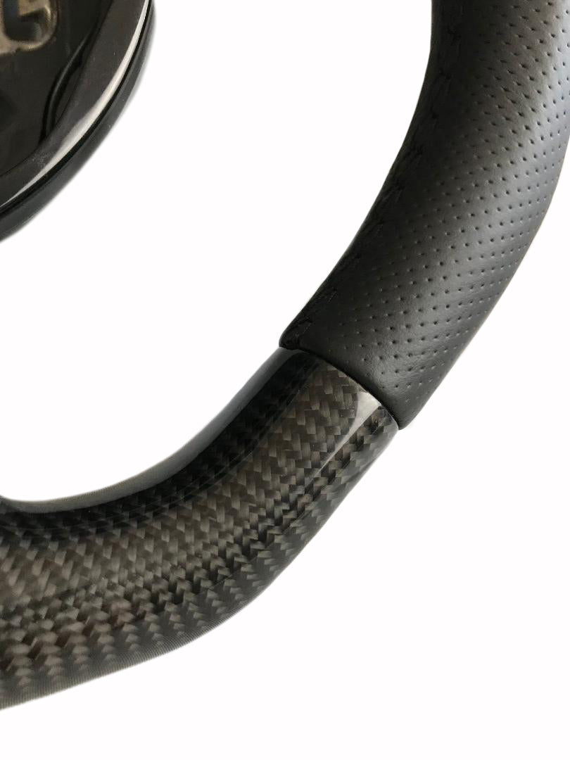 Audi A6 A7 A8 Steering Wheel Carbon Leather - Custom Class