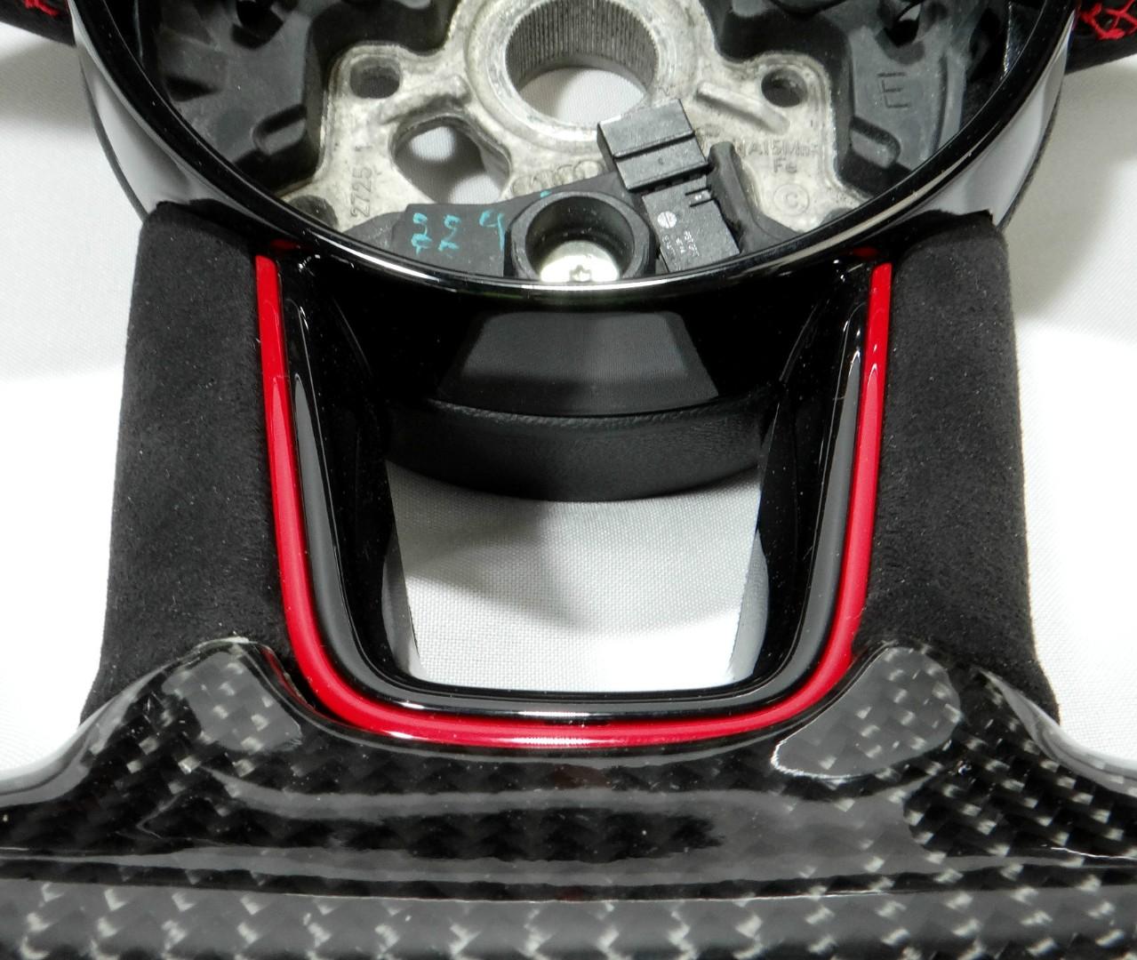 Audi RS4 RS5 RS3 S3 S4 S5 A5 A4 Steering Wheel Carbon Alcantara - Custom Class