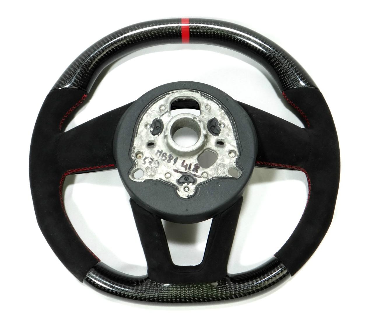 Audi RS4 RS5 RS3 S3 S4 S5 A5 A4 Steering Wheel Carbon Alcantara - Custom Class