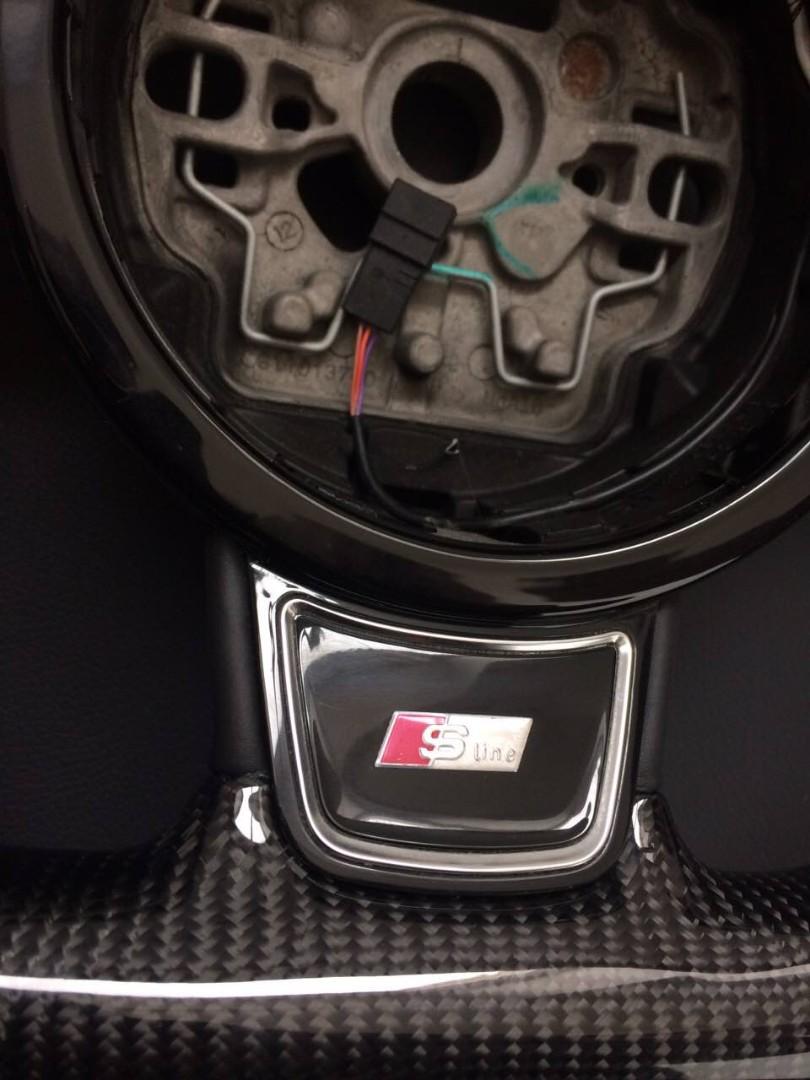 Audi RS6 RS4 RS5 RS7 SQ5 S4 S5 Steering Wheel Carbon Leather - Custom Class