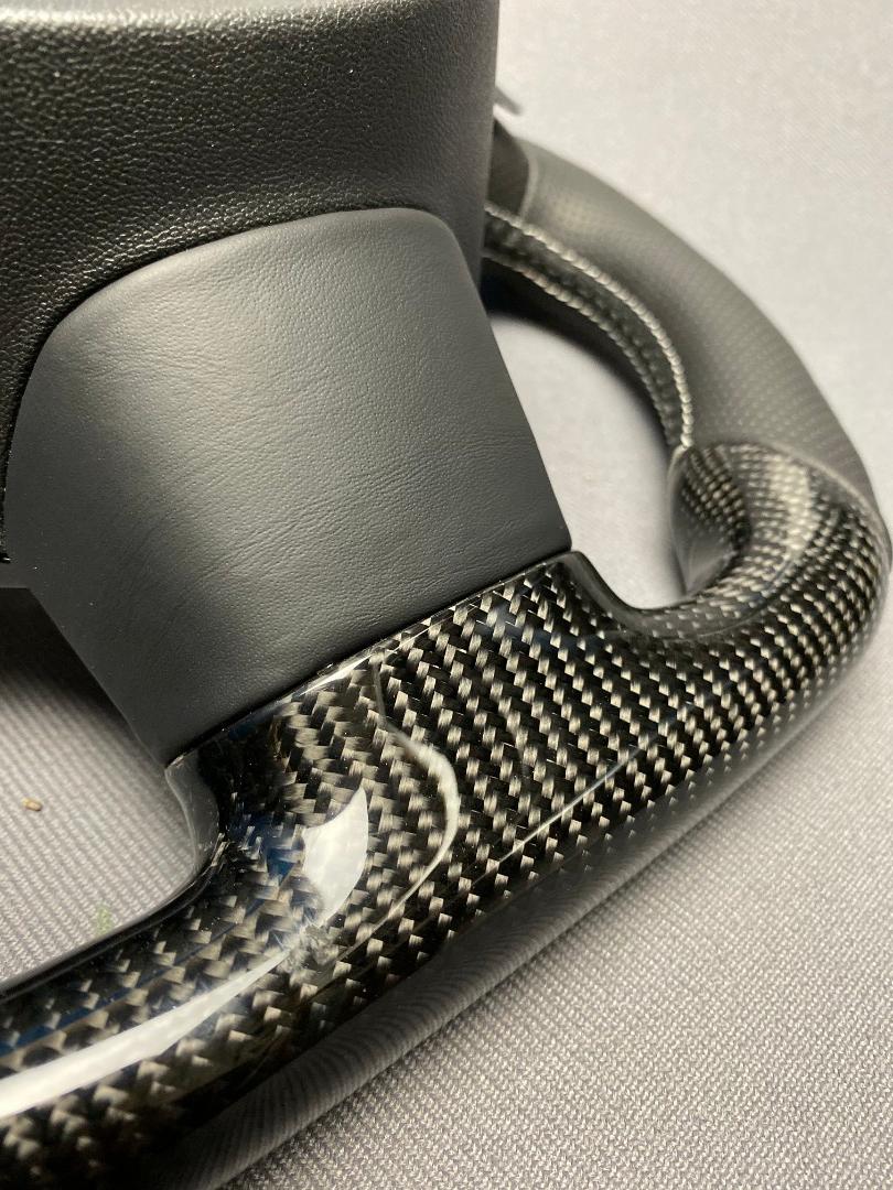 Audi S8 Steering Wheel Carbon Leather - Custom Class