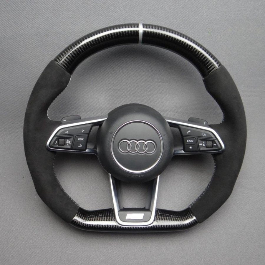 Audi TT R8 Steering Wheel Carbon Alcantara - Custom Class