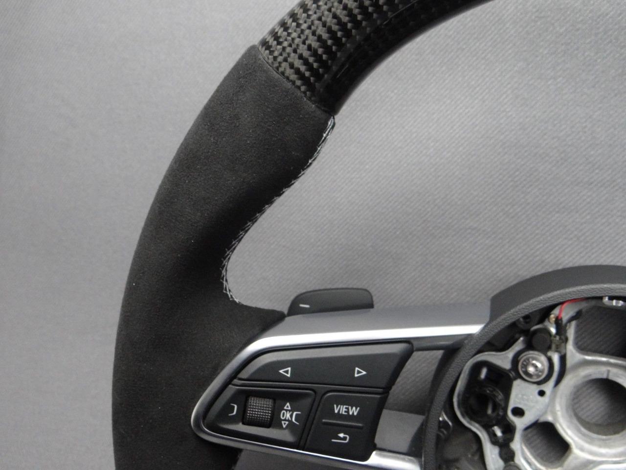 Audi TT R8 Steering Wheel Carbon Alcantara - Custom Class