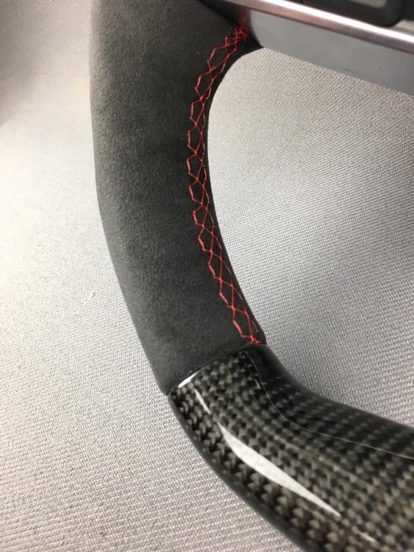 Audi TT RS R8 2015+ S Line Steering Wheel Carbon Alcantara - Custom Class