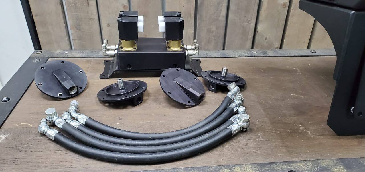 Automatic Wheels Inflation System CTIS for 4 Beadlock wheels Mercedes-Benz W463 4x4 6x6 - Custom Class