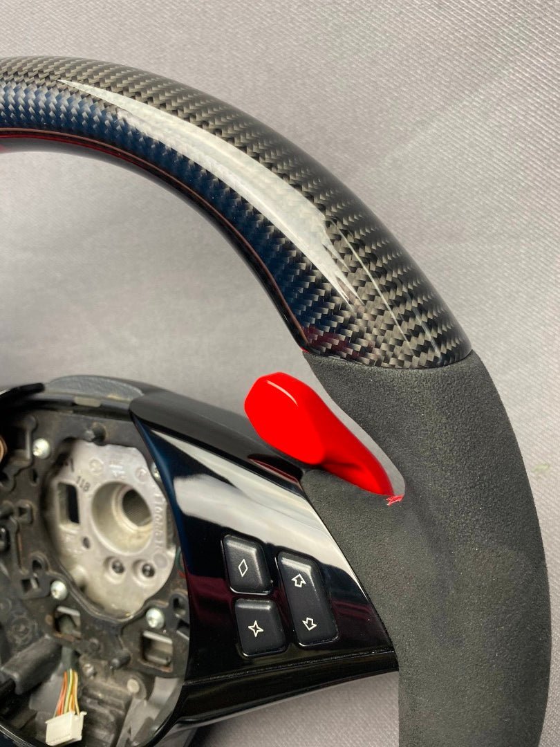 BMW E60 E63 E61 Steering Wheel Carbon Alcantara - Custom Class