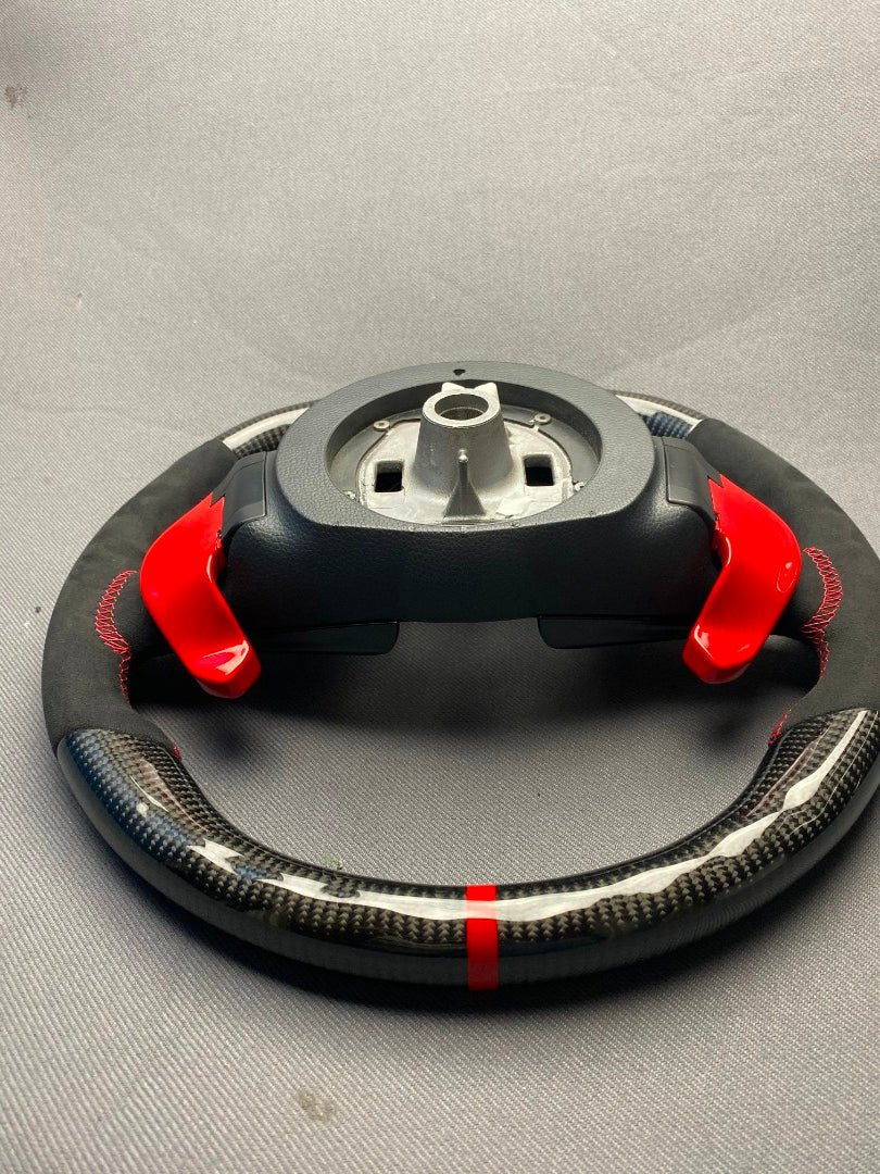 BMW E60 E63 E61 Steering Wheel Carbon Alcantara - Custom Class