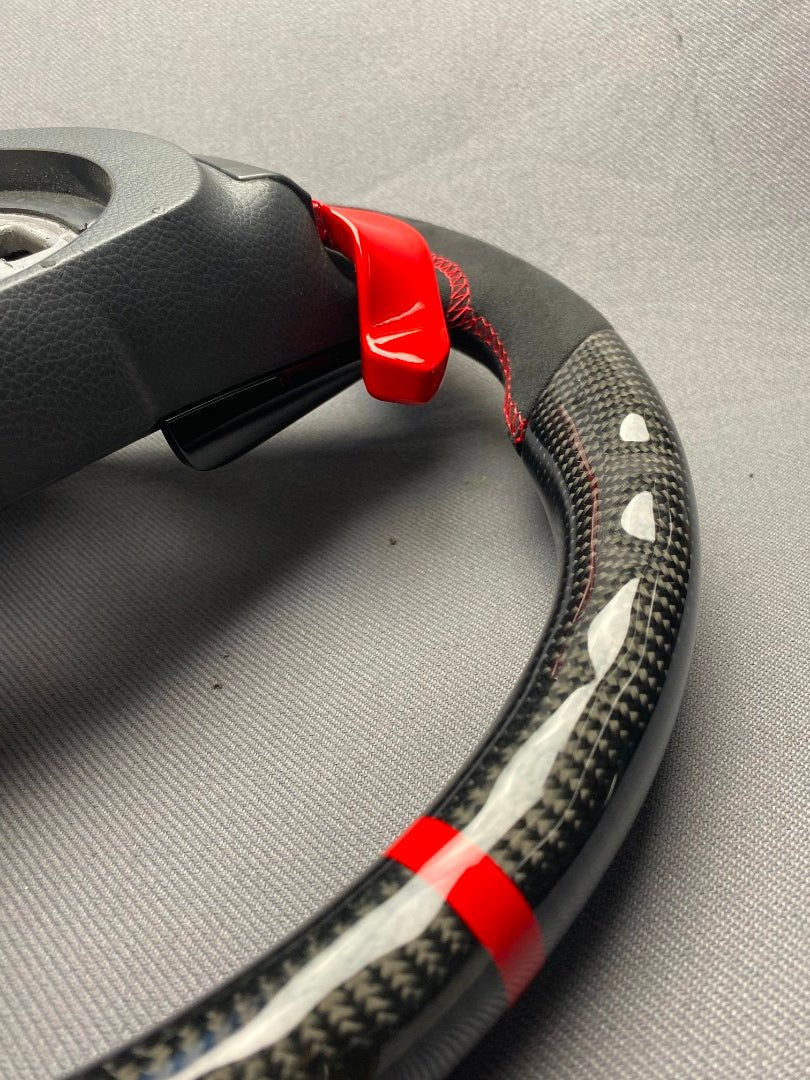 BMW E60 E63 E61 Steering Wheel Carbon Alcantara - Custom Class