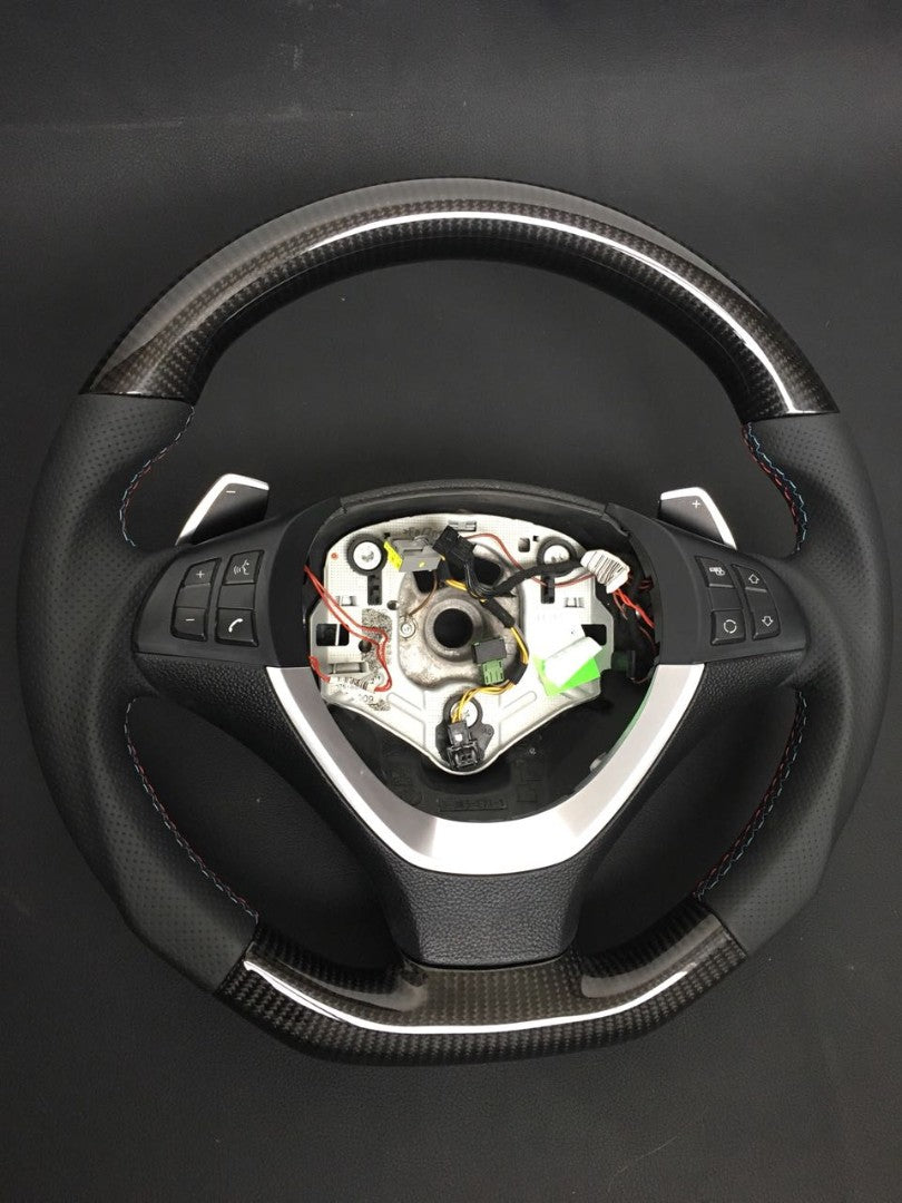 BMW E70 E71 Steering Wheel Carbon Leather M-pack - Custom Class
