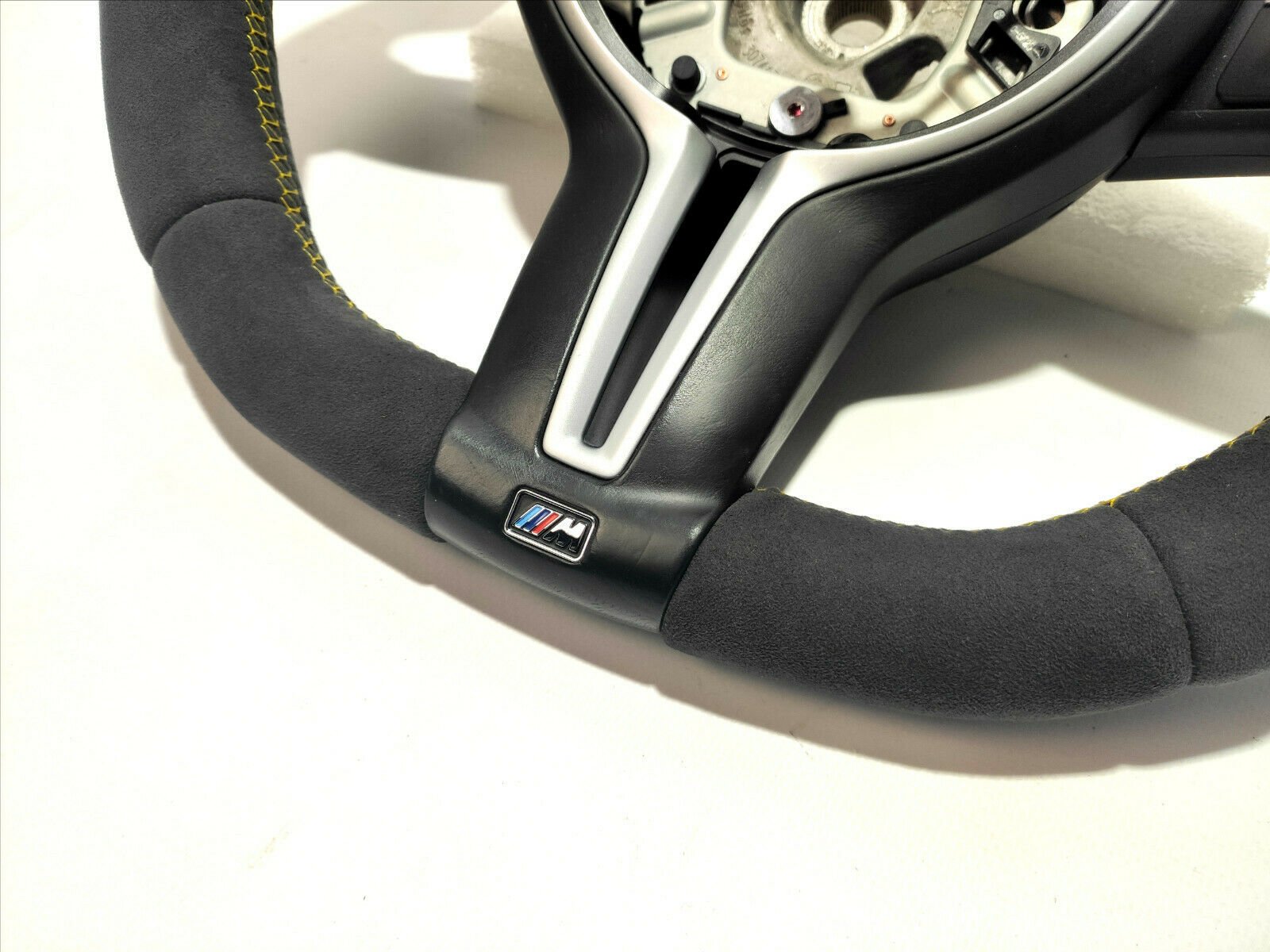 BMW F15 F30 M Style Steering Wheel Alcantara Flat Bottom with LEDs - Custom Class