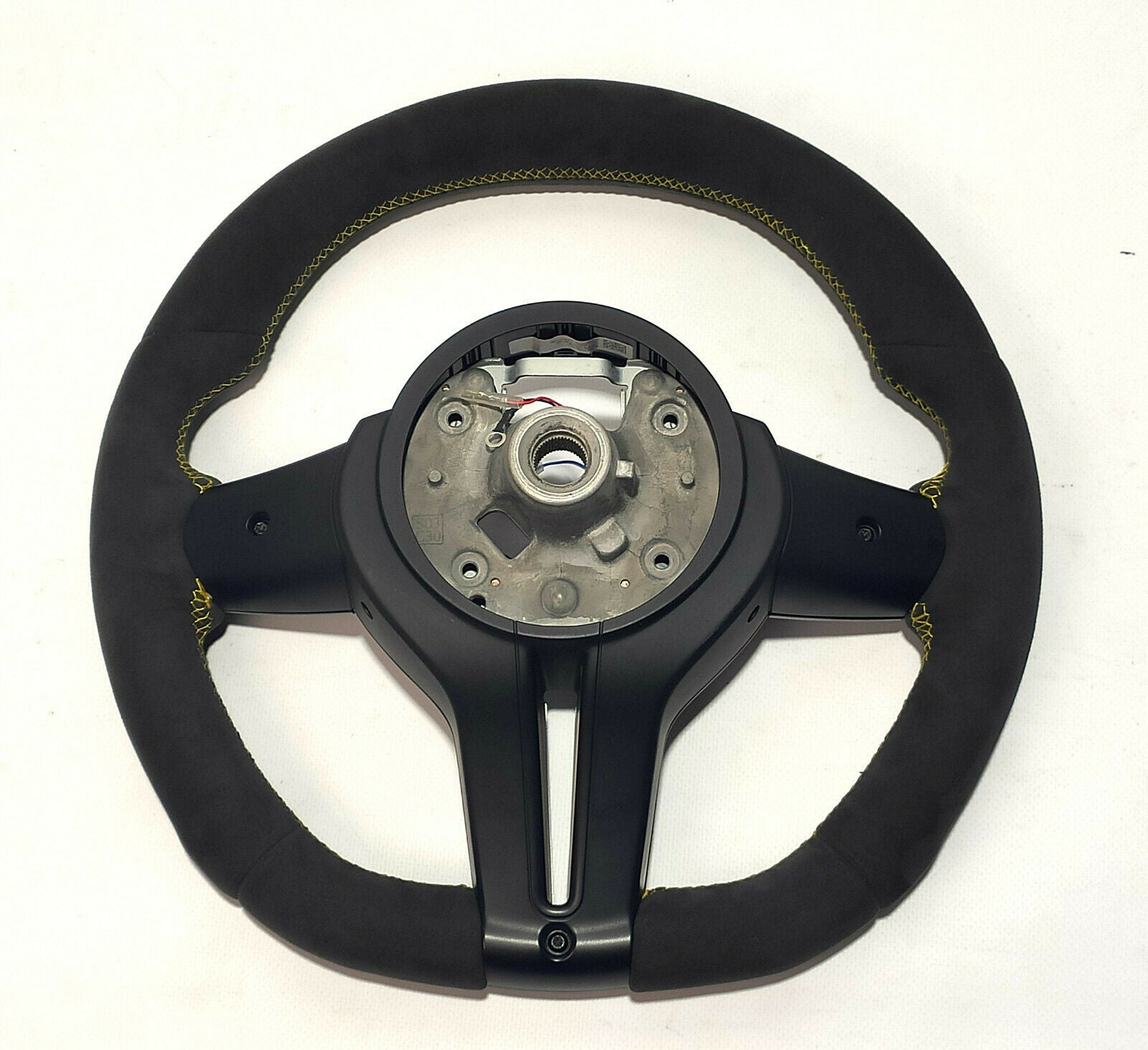 BMW F15 F30 M Style Steering Wheel Alcantara Flat Bottom with LEDs - Custom Class