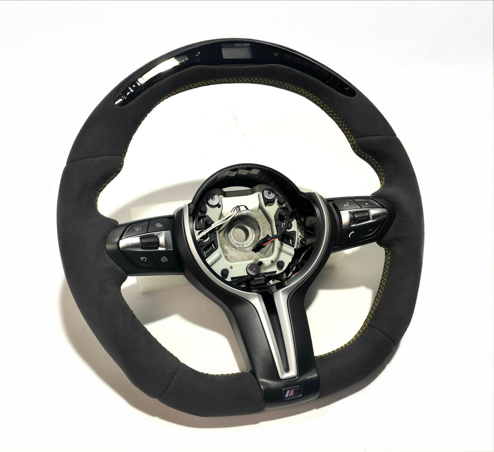 BMW F15 F30 M Style Steering Wheel Alcantara Flat Bottom with LEDs - Custom Class