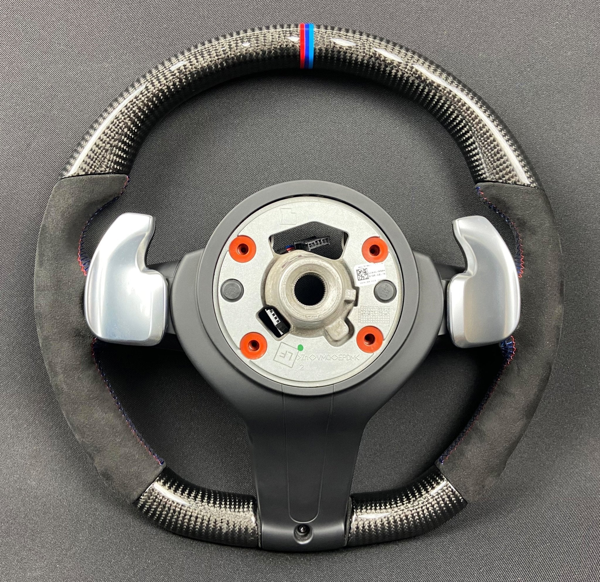 BMW F30 F31 F32 3 F15 Series Steering Wheel Carbon Fiber Alcantara M Performance - Custom Class