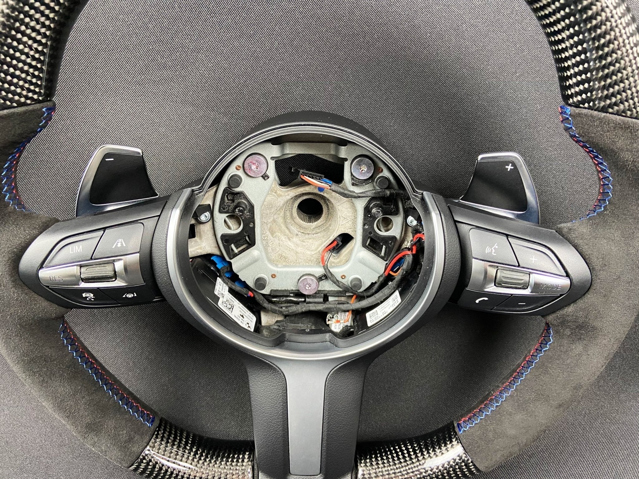 BMW F30 F31 F32 3 F15 Series Steering Wheel Carbon Fiber Alcantara M Performance - Custom Class