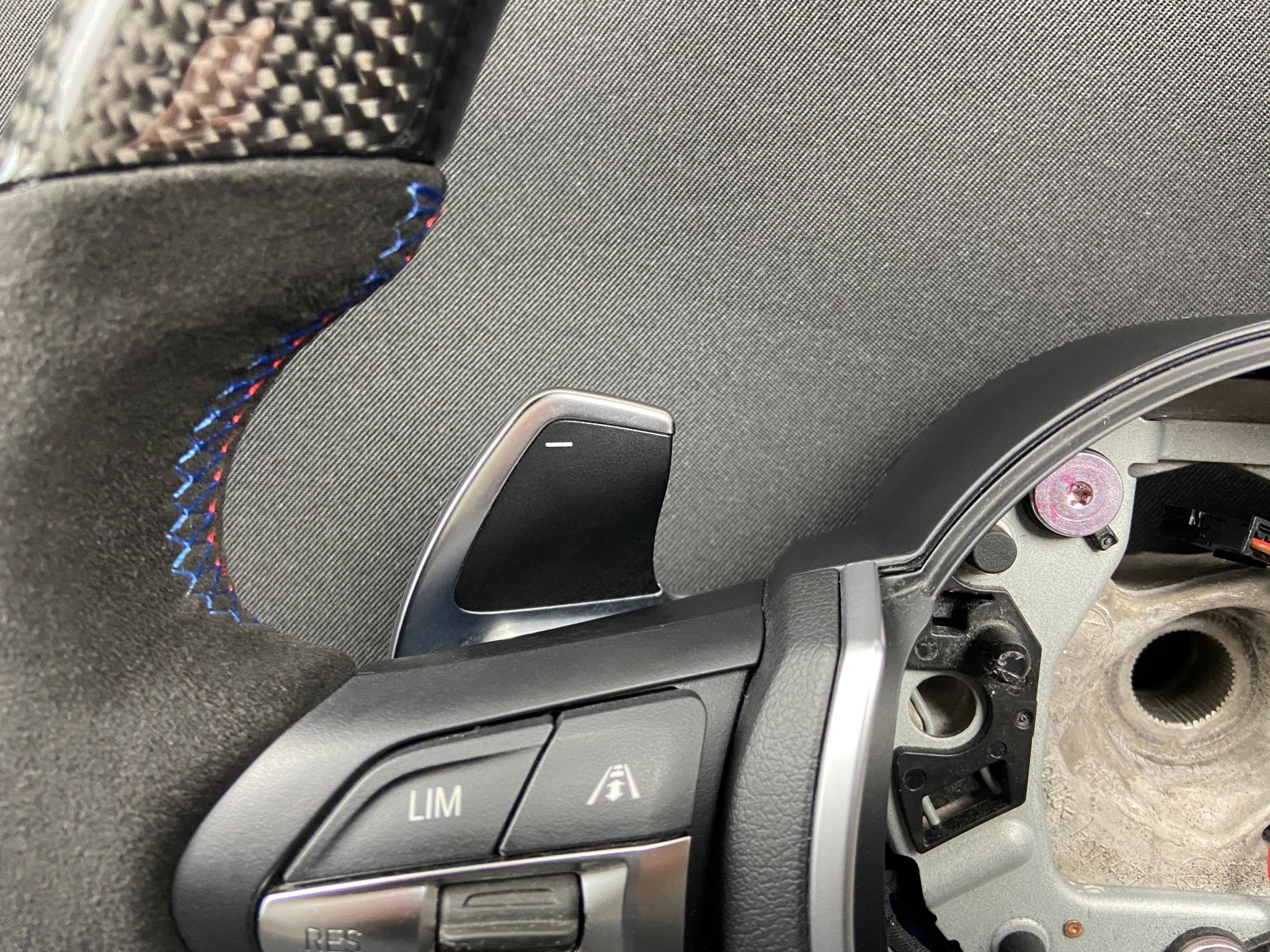 BMW F30 F31 F32 3 F15 Series Steering Wheel Carbon Fiber Alcantara M Performance - Custom Class