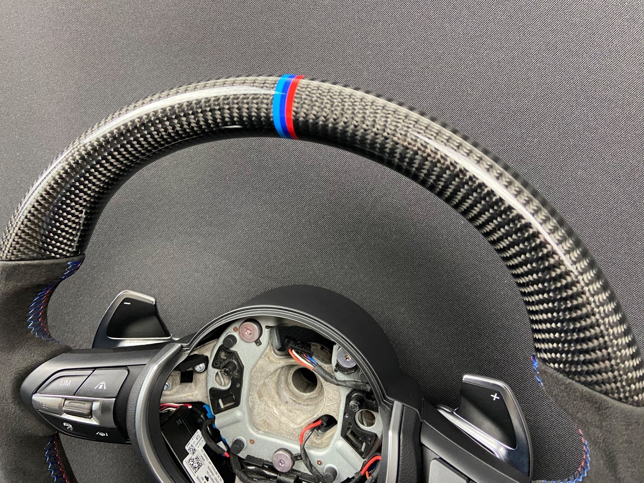 BMW F30 F31 F32 3 F15 Series Steering Wheel Carbon Fiber Alcantara M Performance - Custom Class