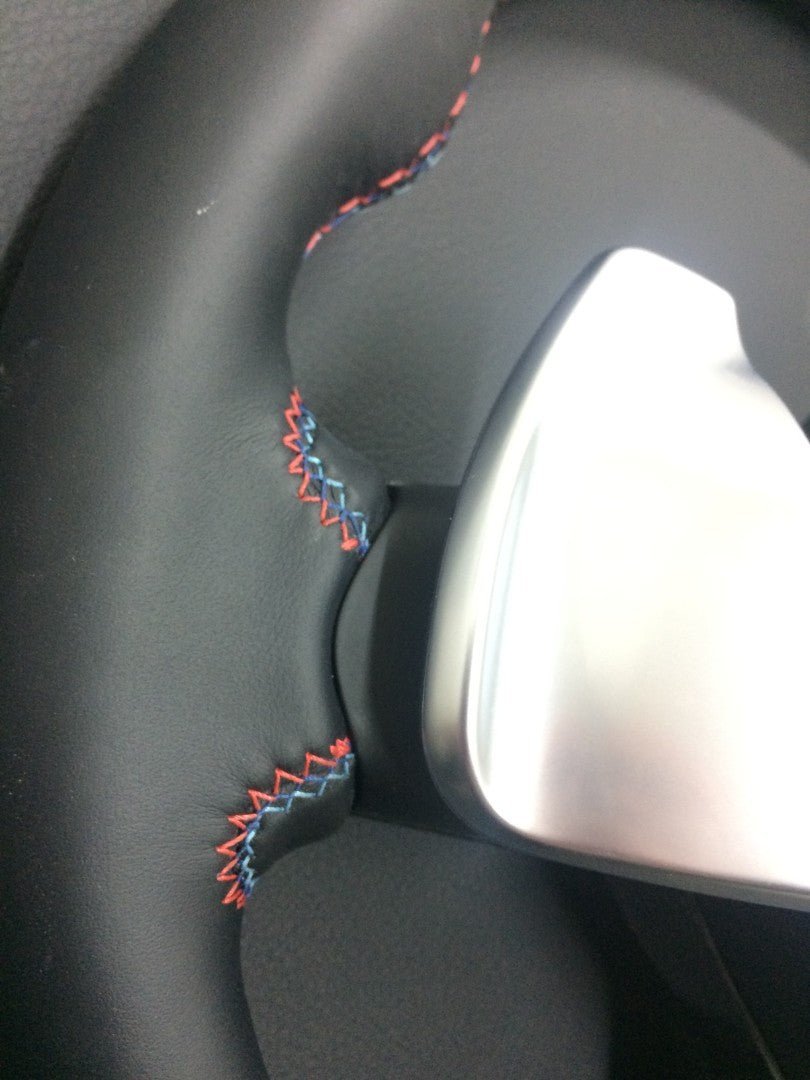 BMW F30 F31 F32 F35 F15 X5 F16 X6 F20 Steering Wheel Carbon Leather - Custom Class