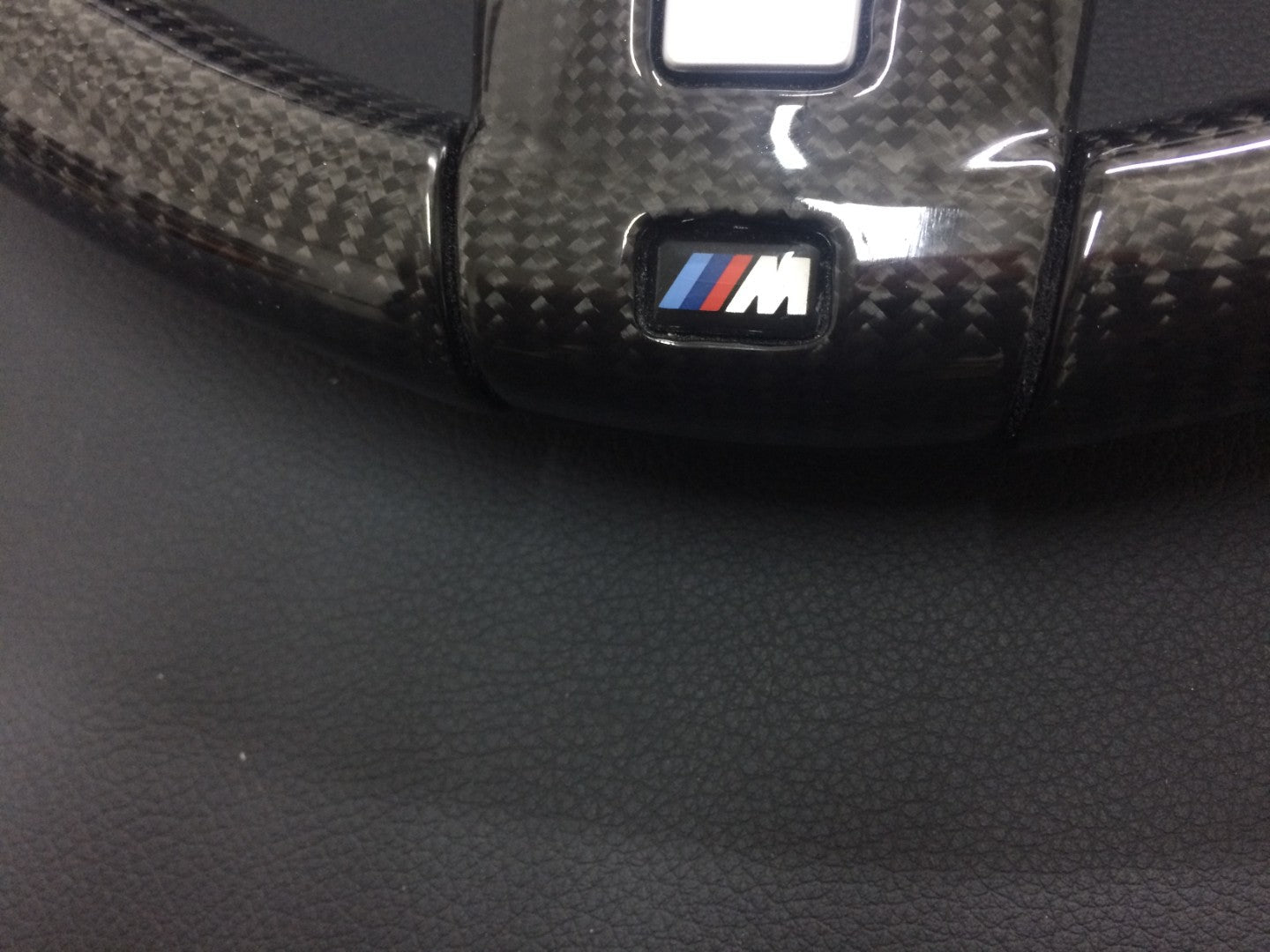 BMW F30 F31 F32 F35 F15 X5 F16 X6 F20 Steering Wheel Carbon Leather - Custom Class