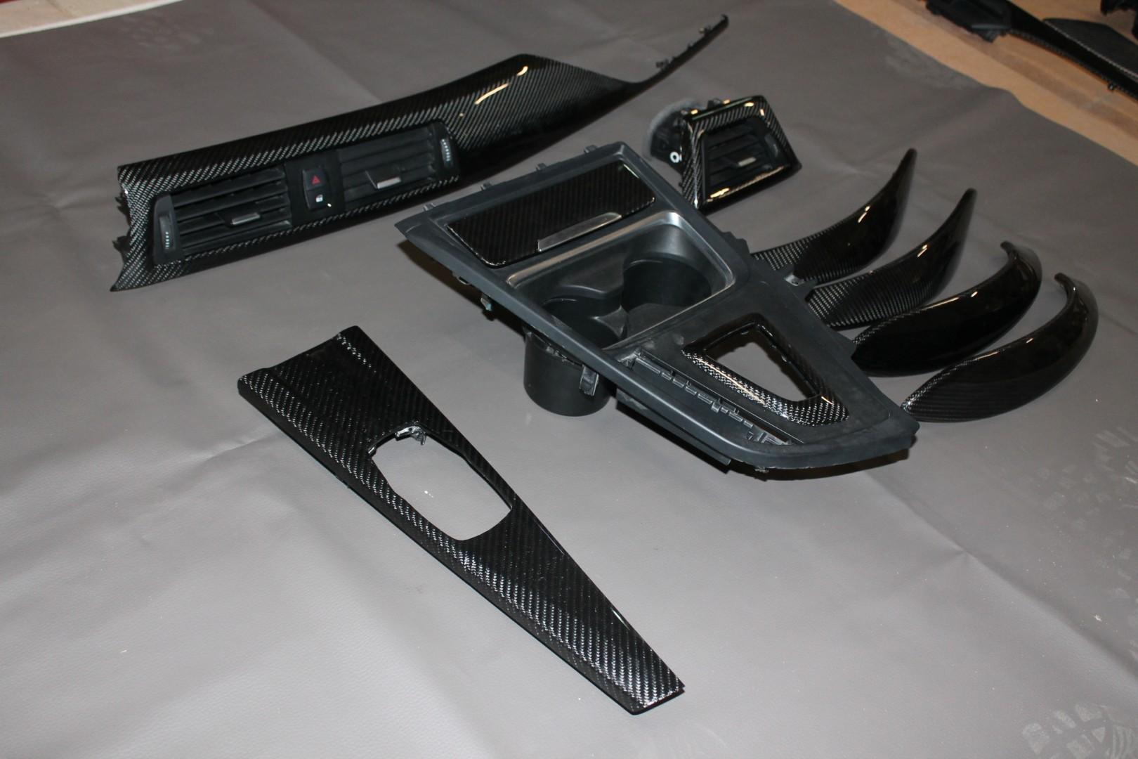 BMW F30 interior Carbon Trims - Custom Class