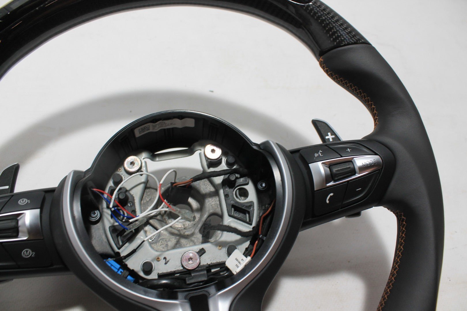 BMW F80 F81 F82 F83 F85 F86 M3 M4 M2 X5m X6m Steering Wheel Carbon Leather with LED panel - Custom Class