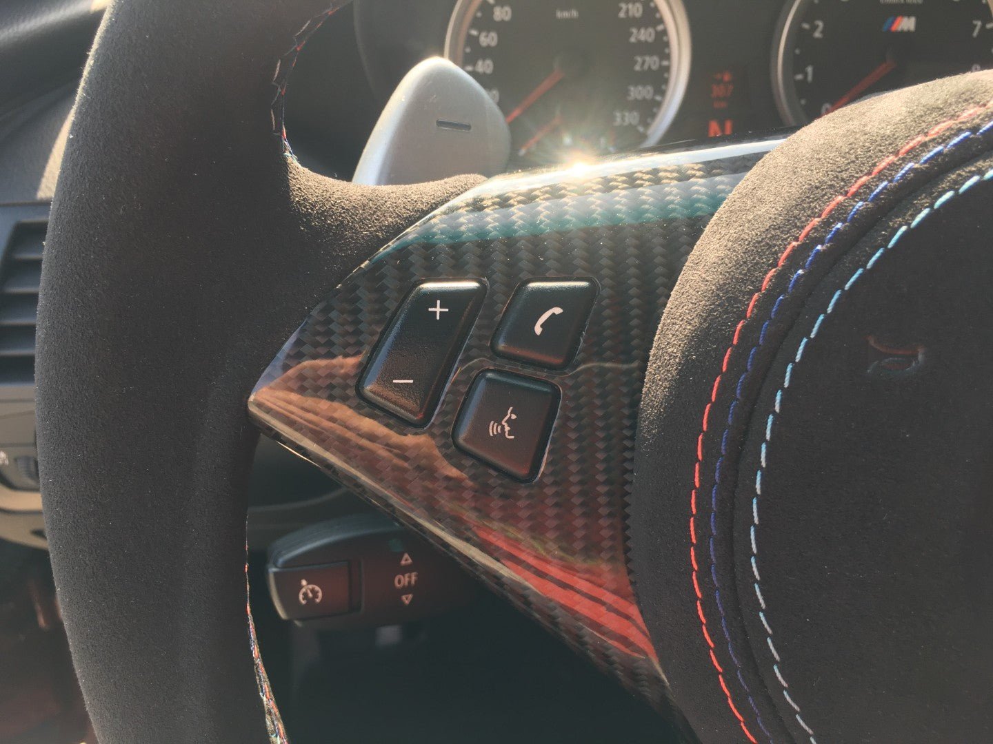 BMW M6 E63 M5 E60 Steering Wheel Carbon Alcantara - Custom Class