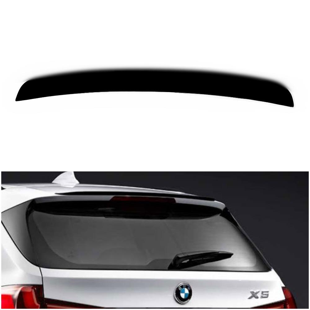 Fiberglass rear spoiler for BMW X5 F15 from Custom Class, designed for sporty rear-end styling and improved aerodynamics.