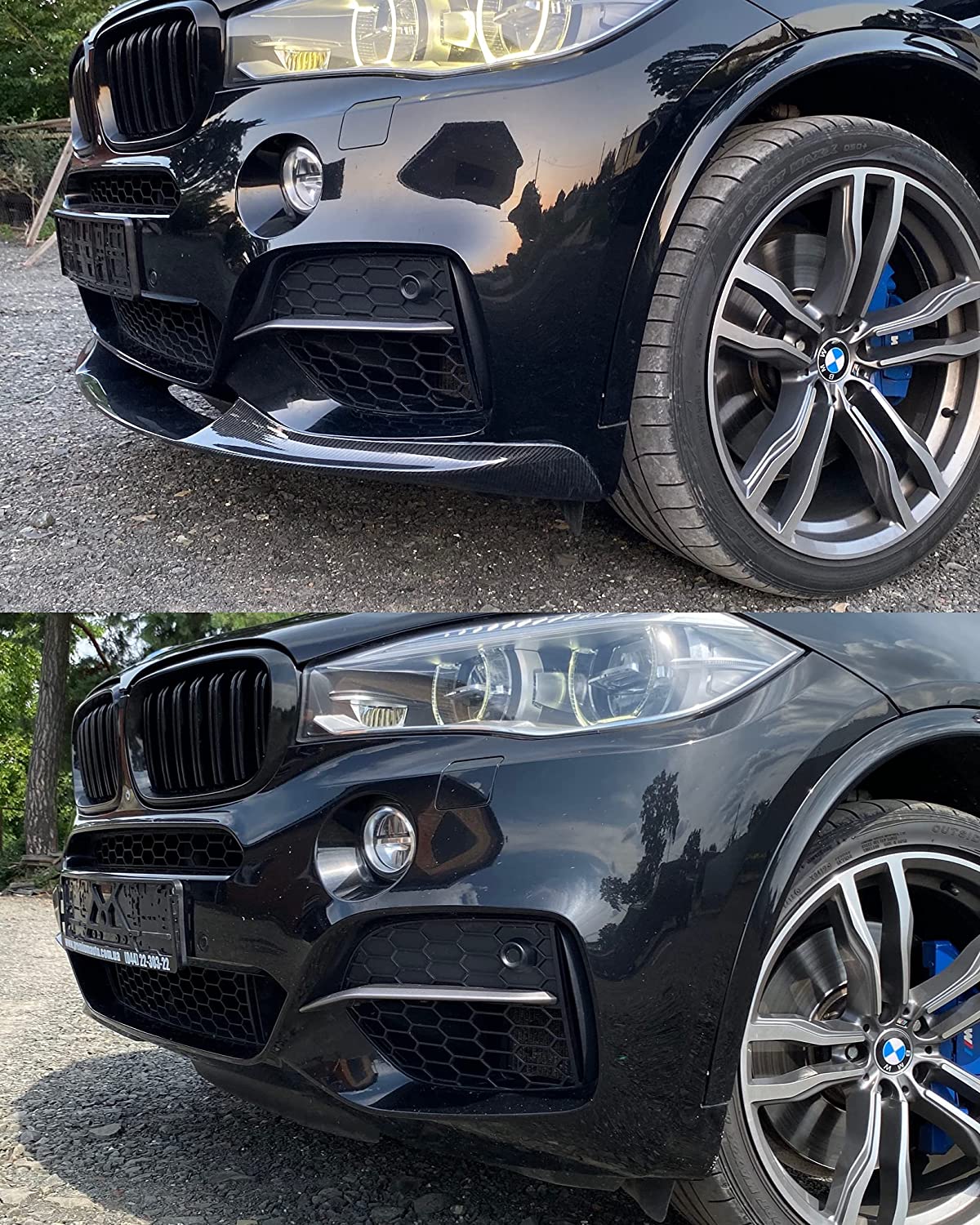 BMW X5 F15 Front Bumper Carbon Lip Spoiler - Custom Class