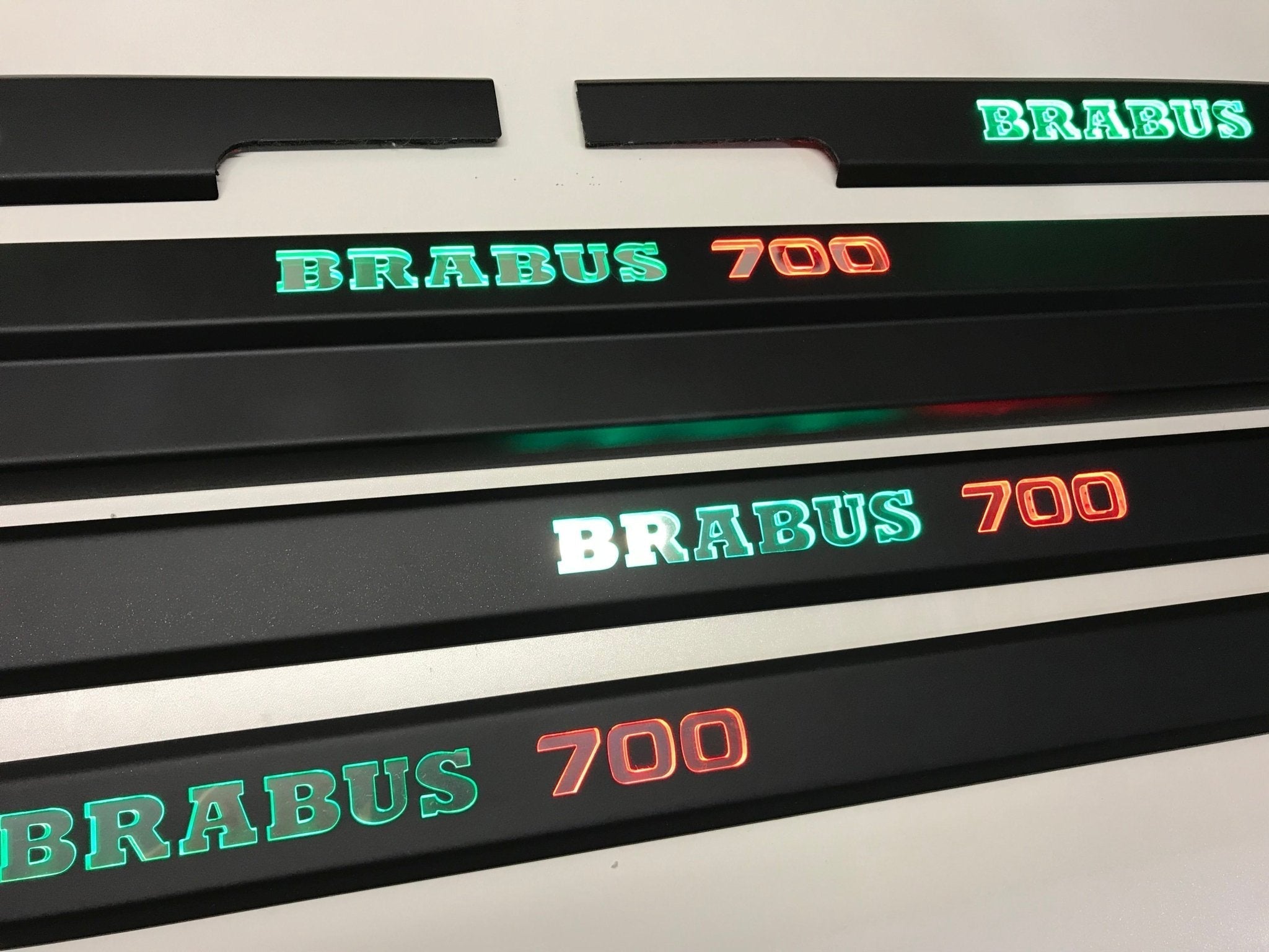 Brabus 700 LED Illuminated Door Sills 4 or 5 pcs for Mercedes-Benz G-Class W463 - Custom Class