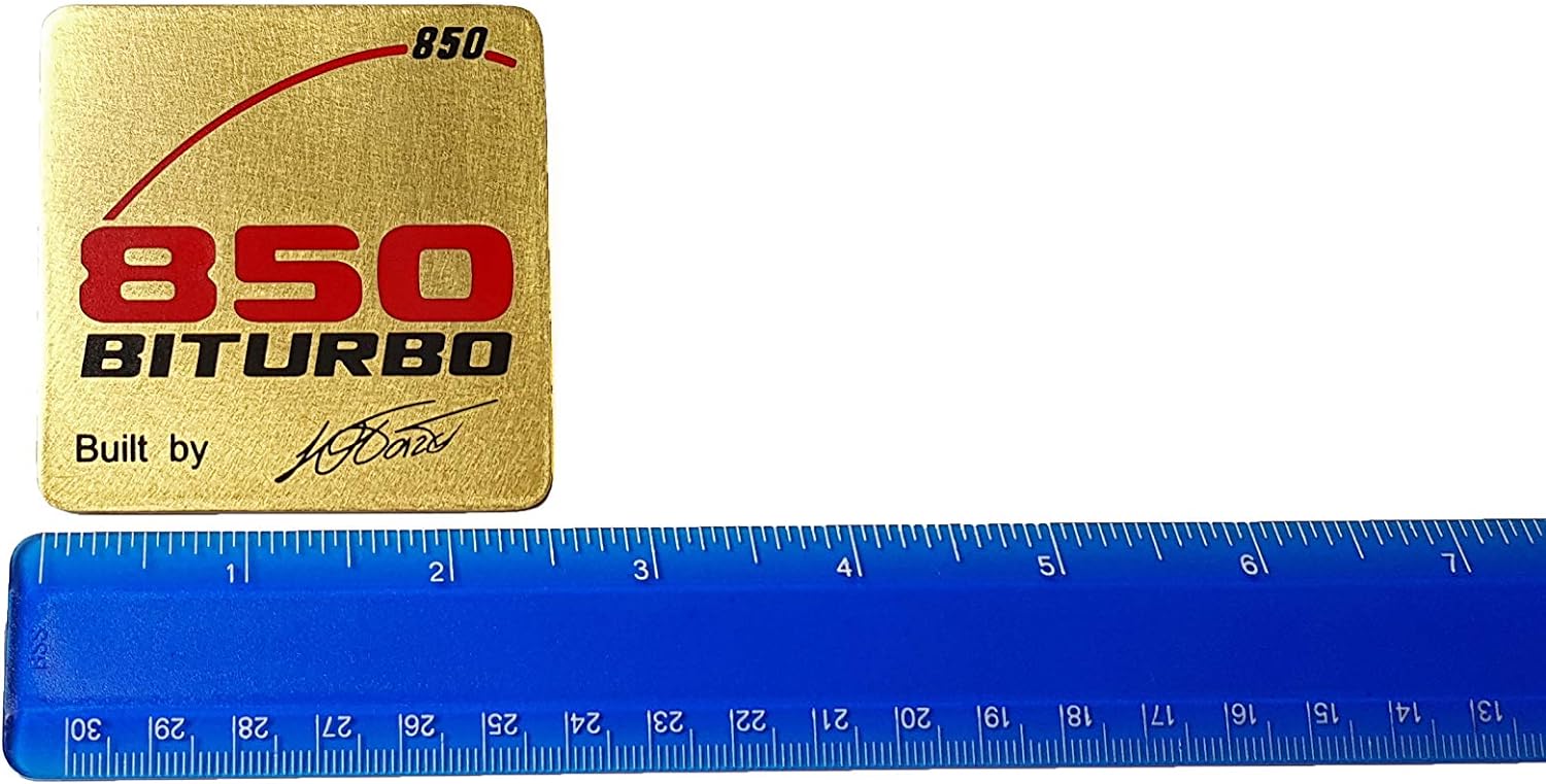 Brabus biturbo 850 engine emblem for G-Class Mercedes-Benz W463 - Custom Class