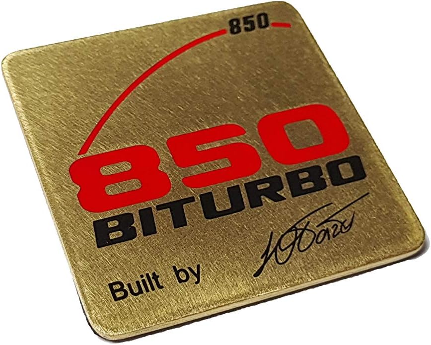 Brabus biturbo 850 engine emblem for G-Class Mercedes-Benz W463 - Custom Class