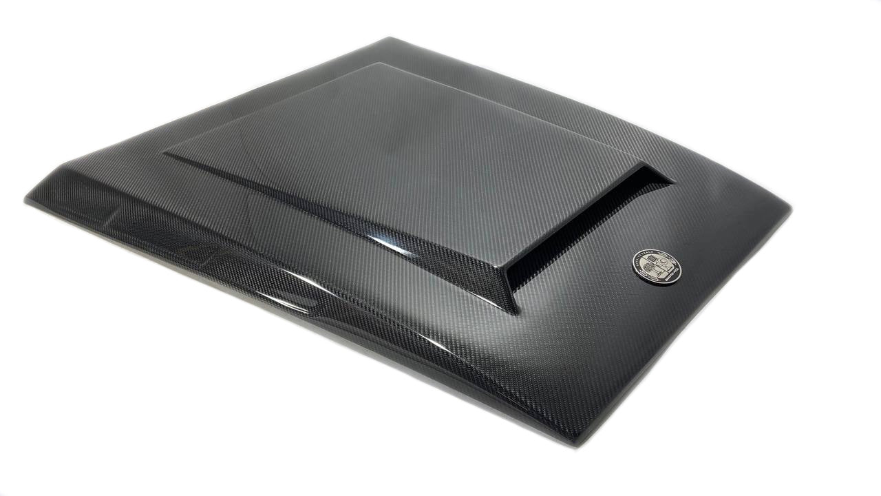 Brabus Carbon Hood Scoop with Badge for Mercedes W463 G Wagon - Custom Class